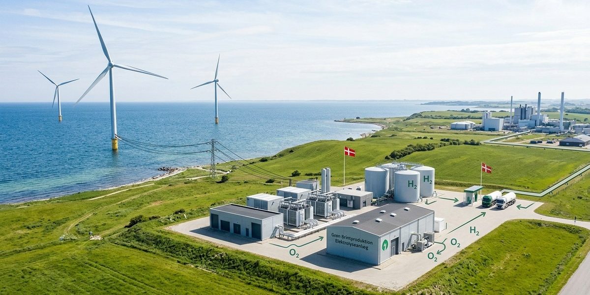 How to Integrate Electrolysers with Denmark's Wind Power for Optimal Green Hydrogen Production