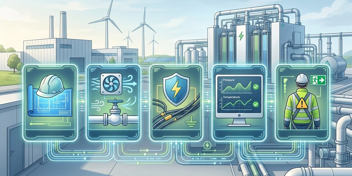 5 Critical Safety Standards for Operating Electrolysers in Denmark’s Industrial Zones
